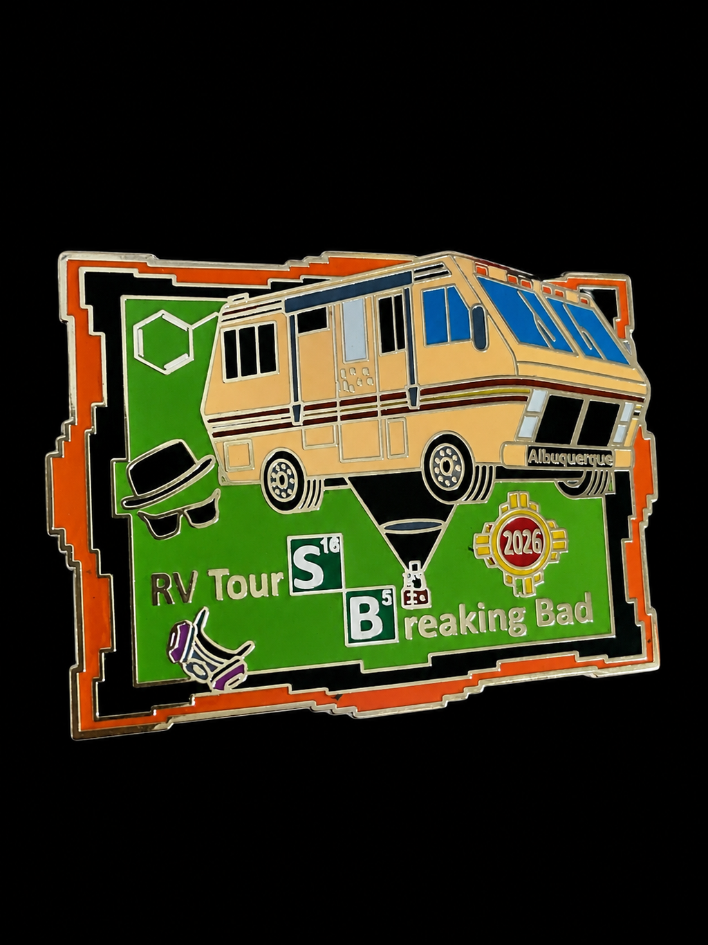2026 Inauguration Breaking Bad RV Hot Air Balloon Pin