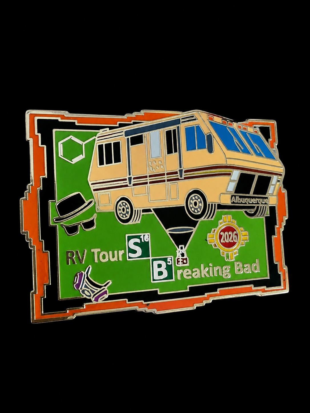 2026 Inauguration Breaking Bad RV Hot Air Balloon Pin
