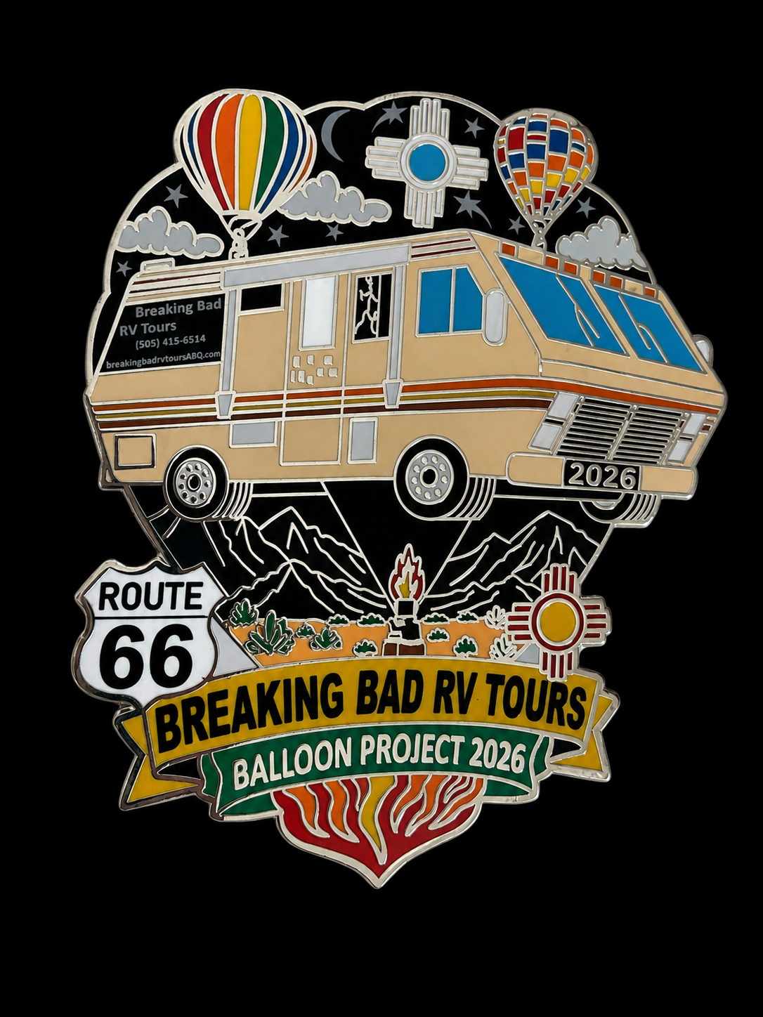 2026 Breaking Bad RV Hot Air Balloon pin Limited Edition