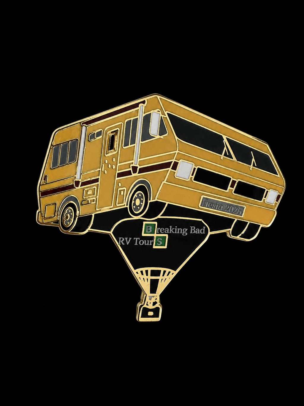 2025 Breaking Bad RV tours Hot air balloon pin Gold